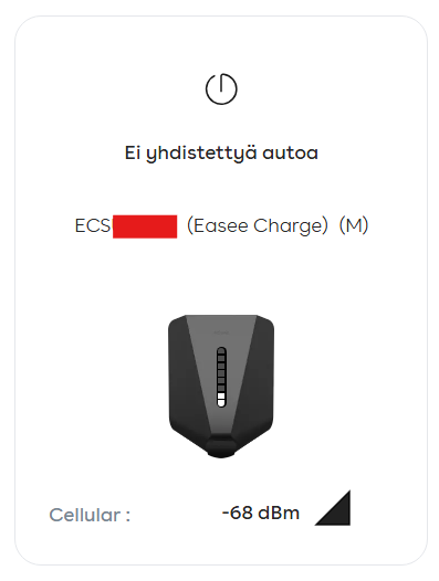 Easee-latauslaitteen tunnus