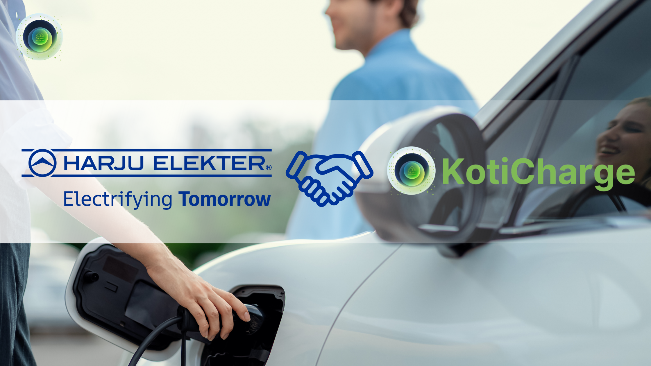 KotiCharge supports Harju Elekter charger